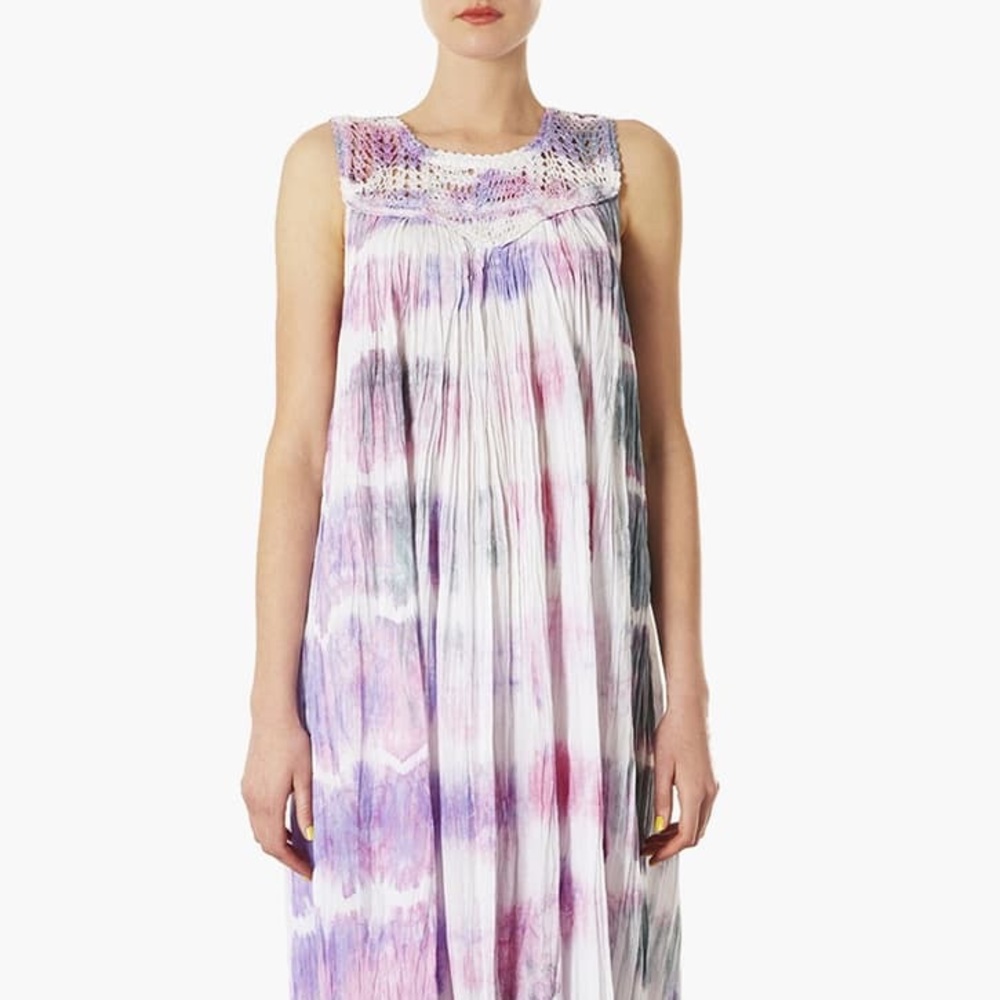 Topshop Purple Tie Dye Dress